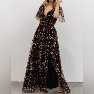 Baltic Born Marseille Embossed Maxi Dress